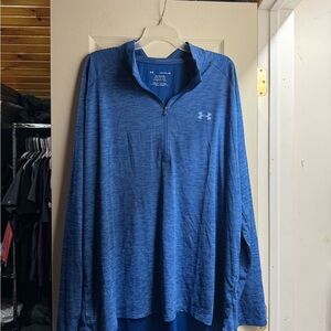 Under Armour Men's Blue Half-Zip Pullover
